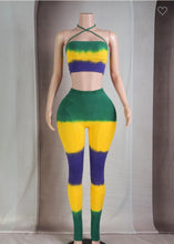 Load image into Gallery viewer, Mardi Gras 2piece Set💚💜💛
