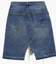 Load image into Gallery viewer, Distressed Denim Skirt
